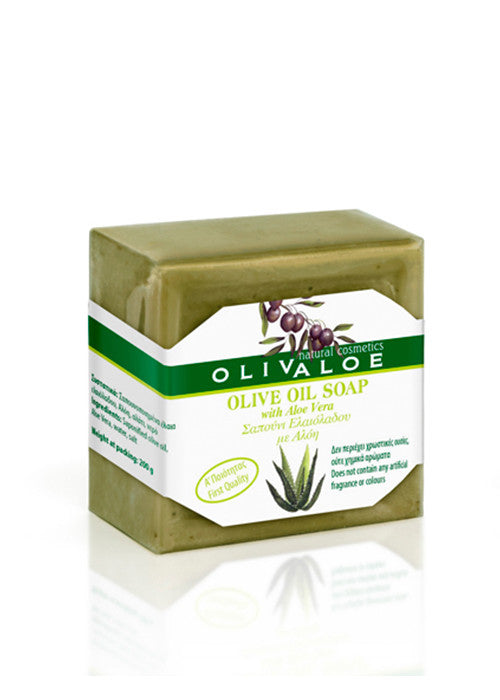 Olive oil soap with aloe vera